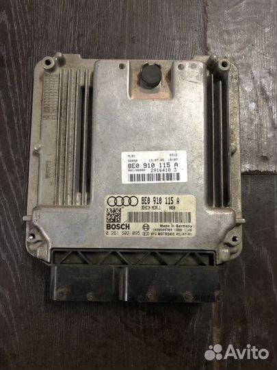 Эбу двигателя Audi A4 2.0 BGB 8E0910115A