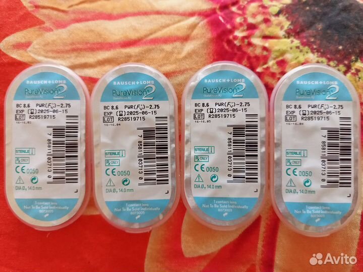 Линзы Acuvue oasys / PureVision 2, Menicon Premio