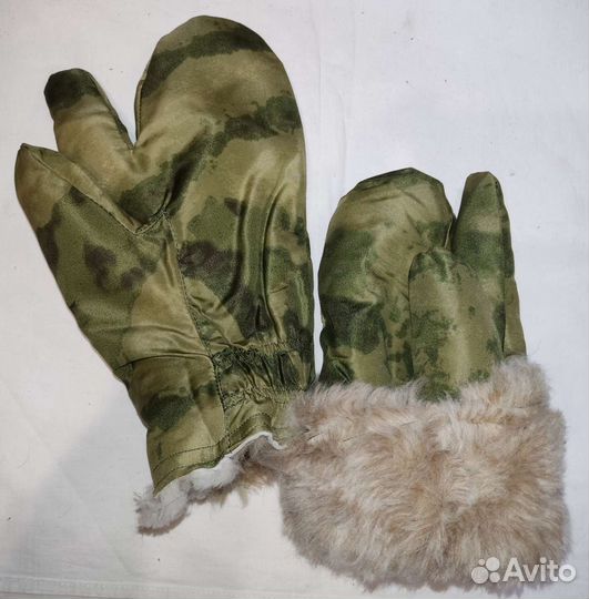 Варежки 3х палые военные