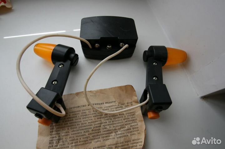 Указатель поворотов детского велосипеда СССР