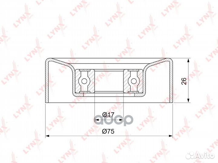 Ролик обводной приводного ремня BMW 1-SER 114i