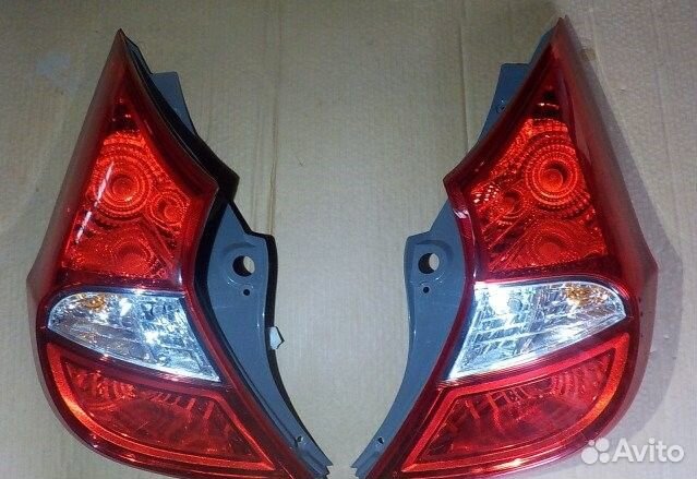 Фонарь зад левый Hyundai Solaris 1 хетчбек 11-17