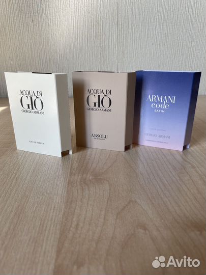 Парфюм Gi.Armani, Dolce & Gabbana, Prada пробники