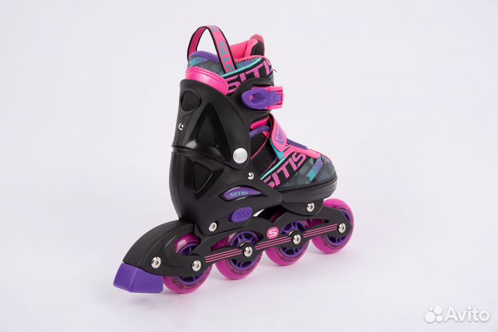 Ролики sitis Young Black-Purple Lip108