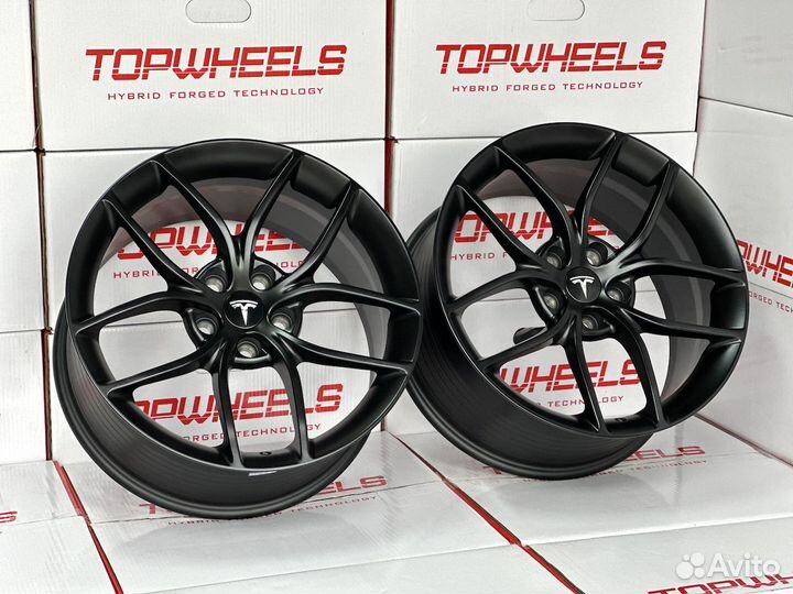 Диски Tesla Model 3 18 8.5J вес 8.6kg Black