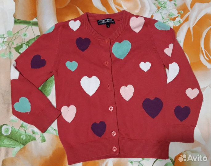 Кардиган для девочки(tommy hilfiger)