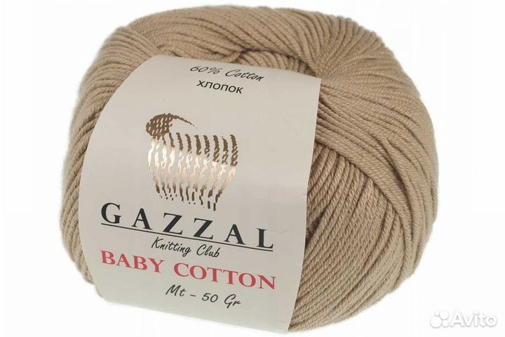 Пряжа Gazzal Baby Cotton (Газзал Беби Коттон)
