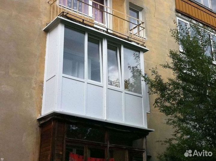 Пластиковые балконы под ключ