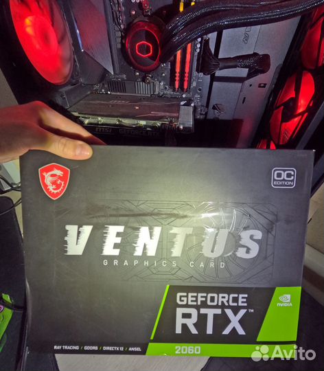 Видеокарта msi rtx 2060 12gb oc vAntus