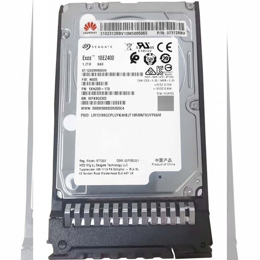 [02312RBV] Жесткий Диск Huawei 1.2tb 10.5k Sas 2,5" 02312rbv