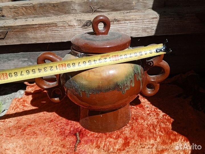 Горшок керамический супница СССР