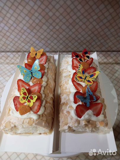 Меренговый рулет