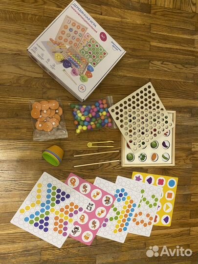 Мозаика - сортер шарики - мемори