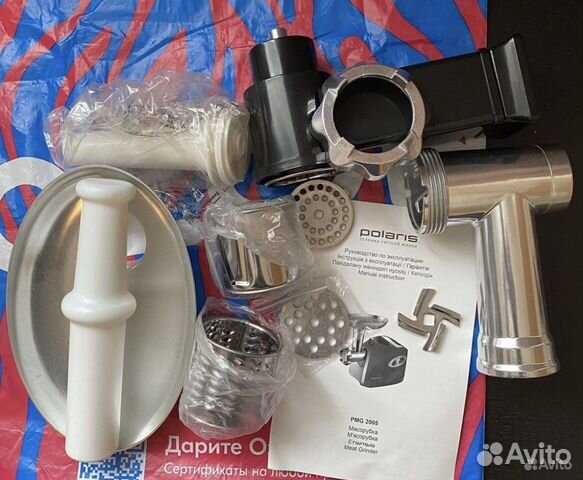 Запчасти для мясорубки polaris бу