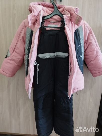 Детский зимний костюм на девочку