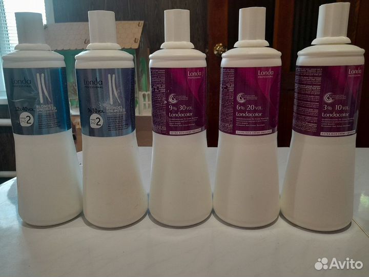 Профессиональные краски для волос, окислители и пр