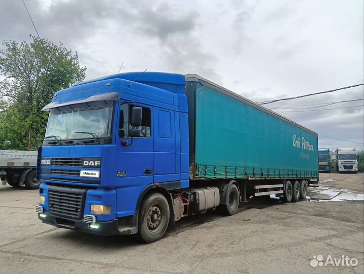 DAF XF 95.430 с полуприцепом, 2001