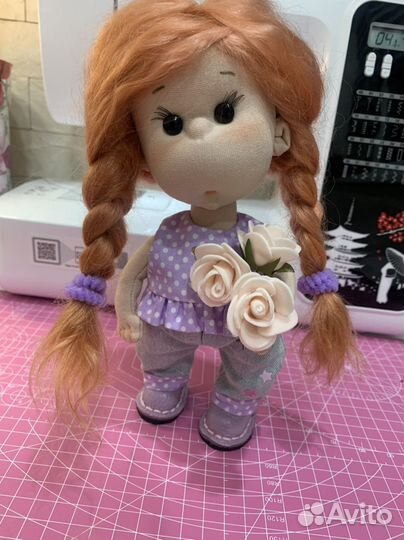 Кукла текстильная игровая ручной работы