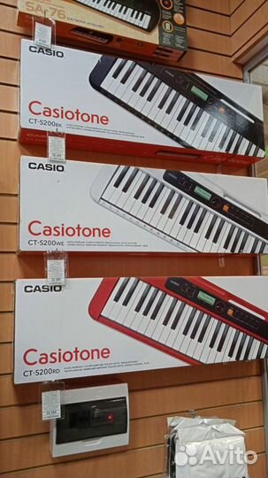 Casio CT-S200WE Компактный Домашний Синтезатор NEW