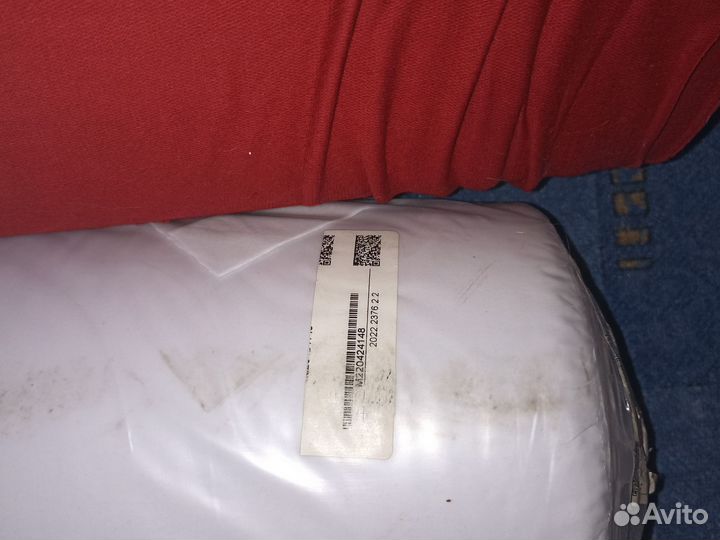 Ткань красная белая