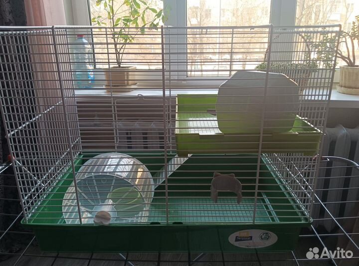Клетка для хомяка.Ferplast Hamster Duo
