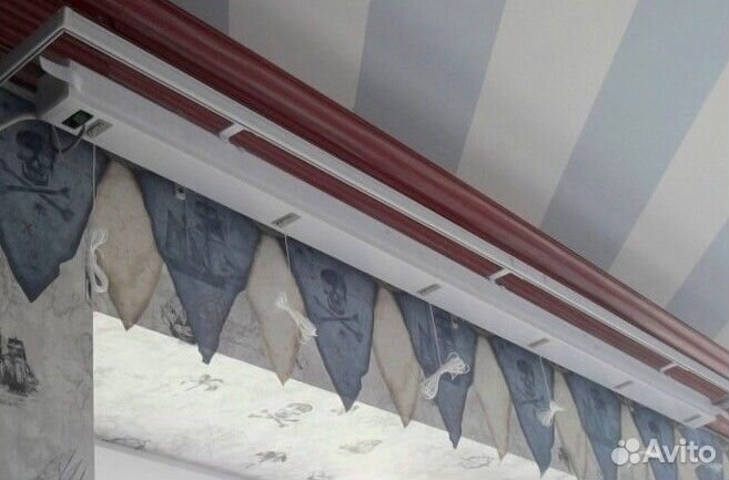 Римские шторы на дистанционном управлении