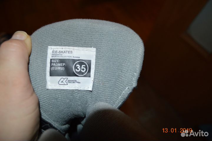 Коньки р.35