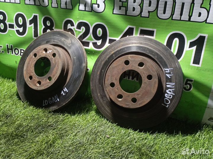 Передние тормозные диски Renault Logan