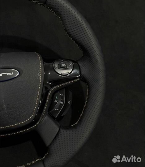 Обшитый руль на ford focus 3