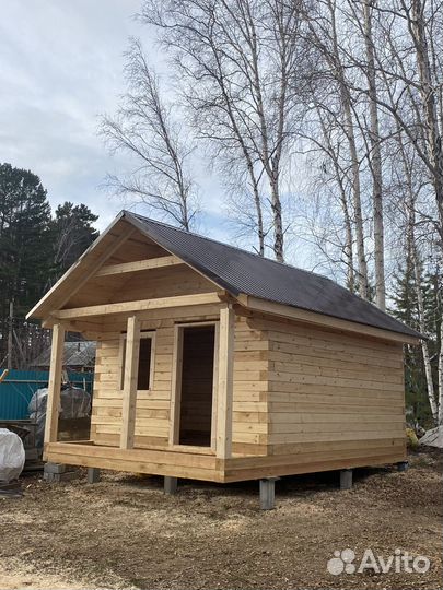 Строительство бань из бруса