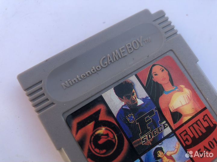 Nintendo game boy картридж кассета 8 в 1