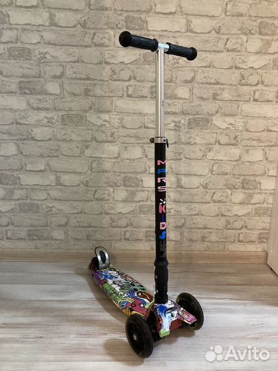 Самокат детский трехколесный бу