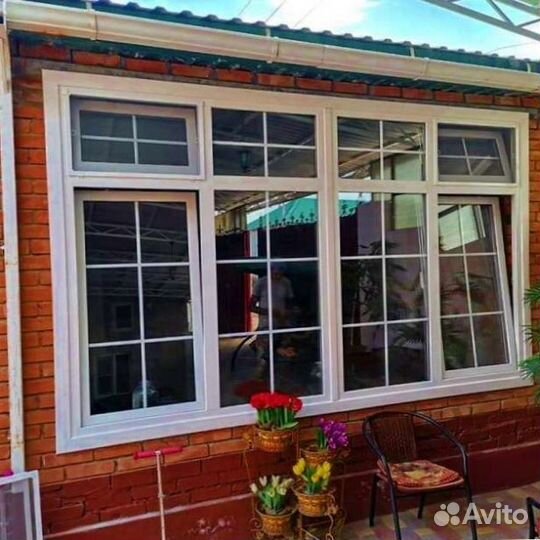 Пластиковые окна. остекление коттеджей