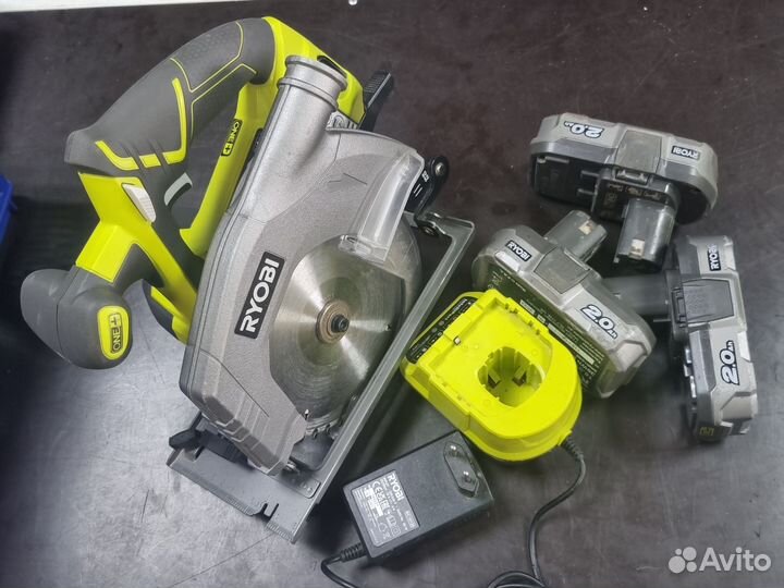 Дисковая пила Ryobi ONE+ R18csс с акб 2А