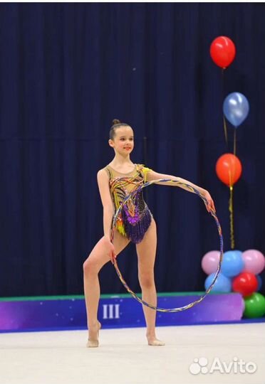 Купальник для художественной гимнастики 10-12 лет