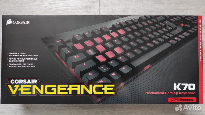 Механическая клавиатура Corsair K70