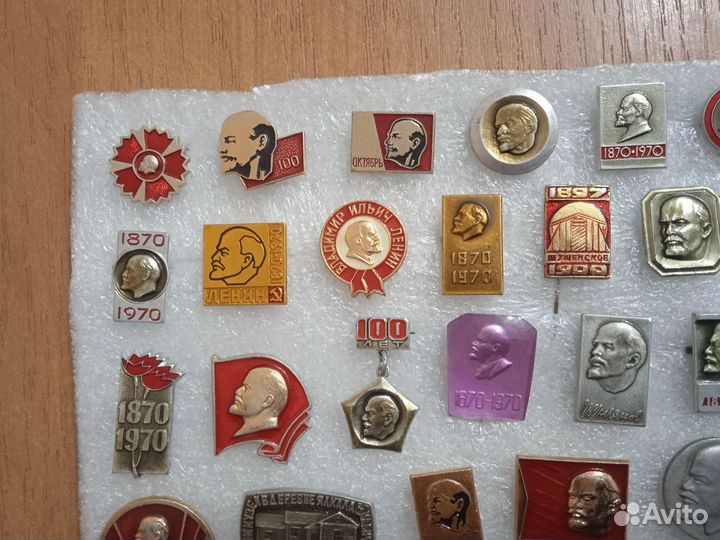 Значки. СССР, Ленин. 52 шт. Набор