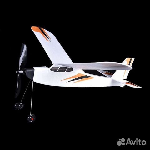Резиномоторная модель: самолёт (пенопласт)