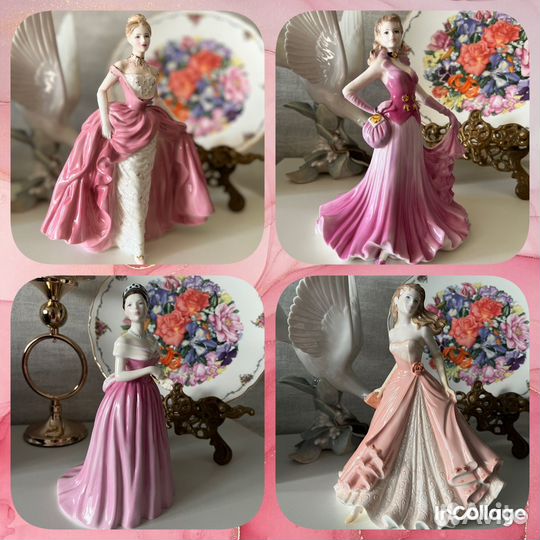Винтаж из Англии. Статуэтки Coalport Royal Doulton