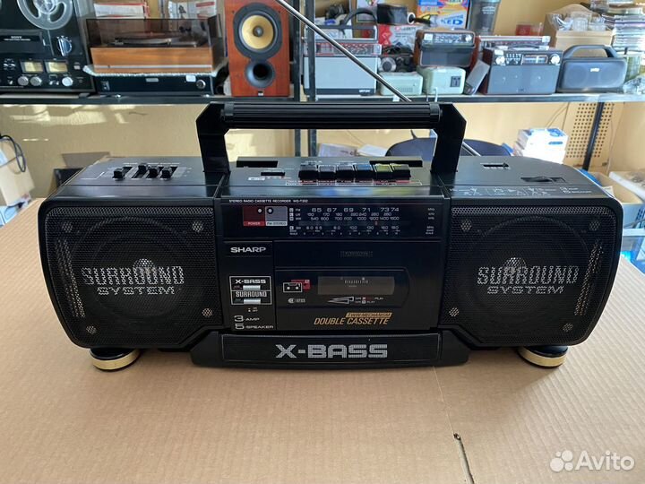 2-ух кассетная Sharp WQ-T352 twincam магнитола
