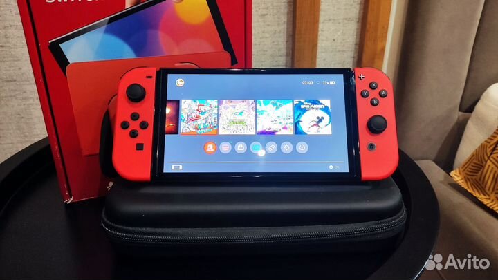 Nintendo switch oled mario edition прошитая