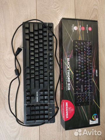 Игровая клавиатура black sword rgb купить в Новосибирске | Электроника ...