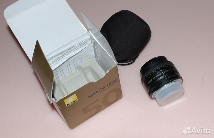 Объектив Nikon nikkor AF 50mm 1.8d