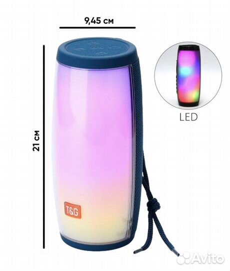 Беспроводная блютуз колонка TG-317