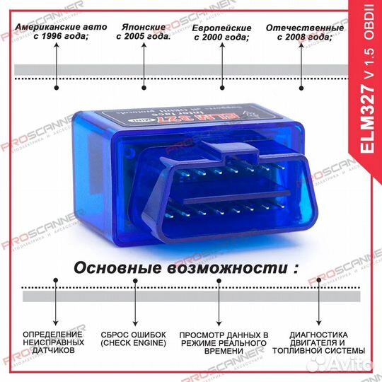 OBD2 ELM327 V1.5 pic18f25к80 двойнaя плата
