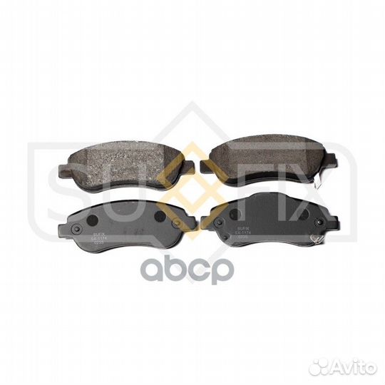 Колодки тормозные дисковые перед прав/лев S