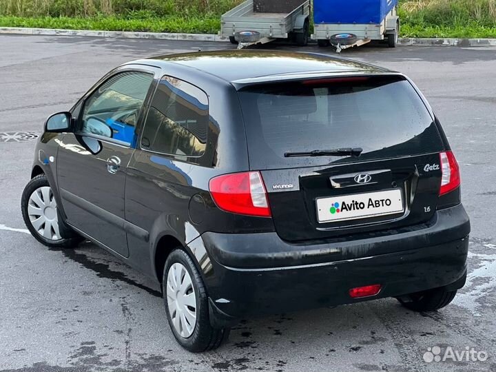 Hyundai Getz 1.6 AT, 2005, 220 000 км