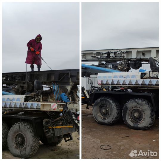 Выездная мойка спецтехники пром- оборудования