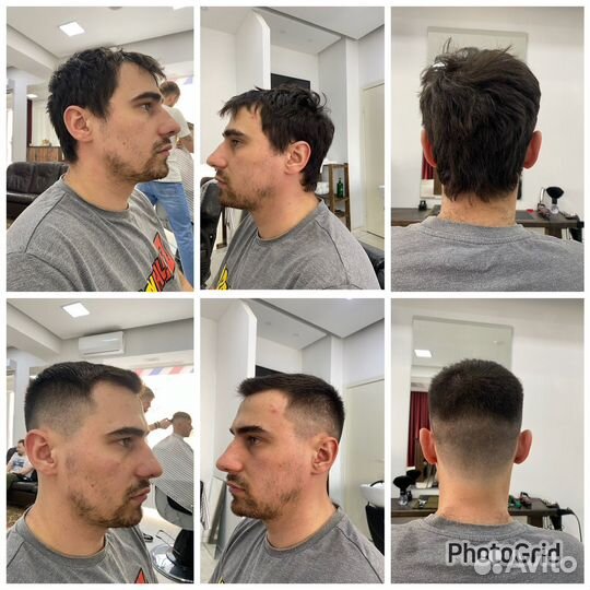Мужские стрижки и оформление бороды от барбера