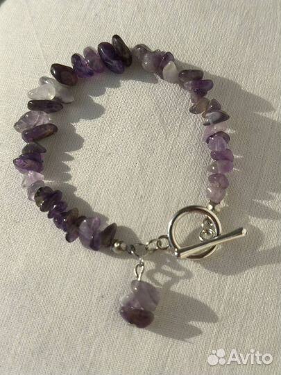 Аметистовый браслет